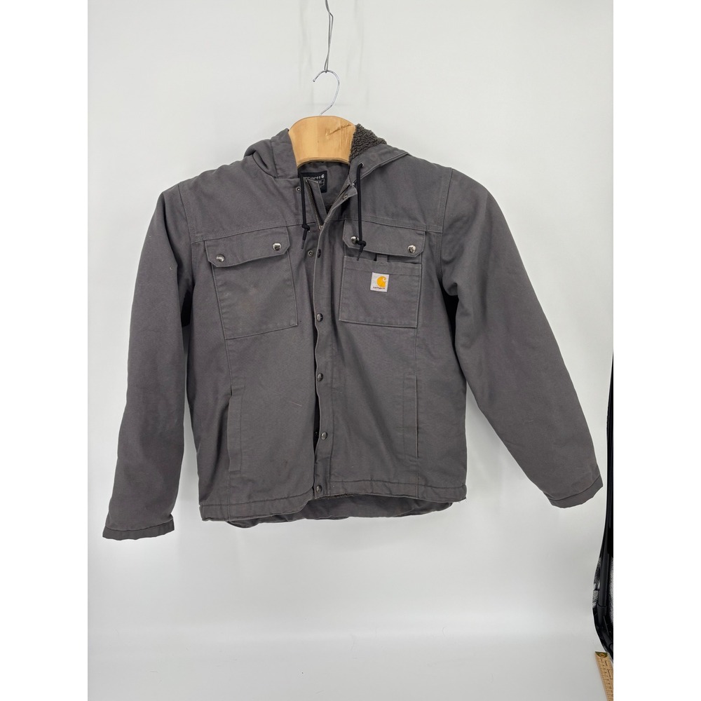 Carhartt OJ3826-M Relaxed Fit Sherpa Lined Utility Jacket Shadow Grey Mens M
